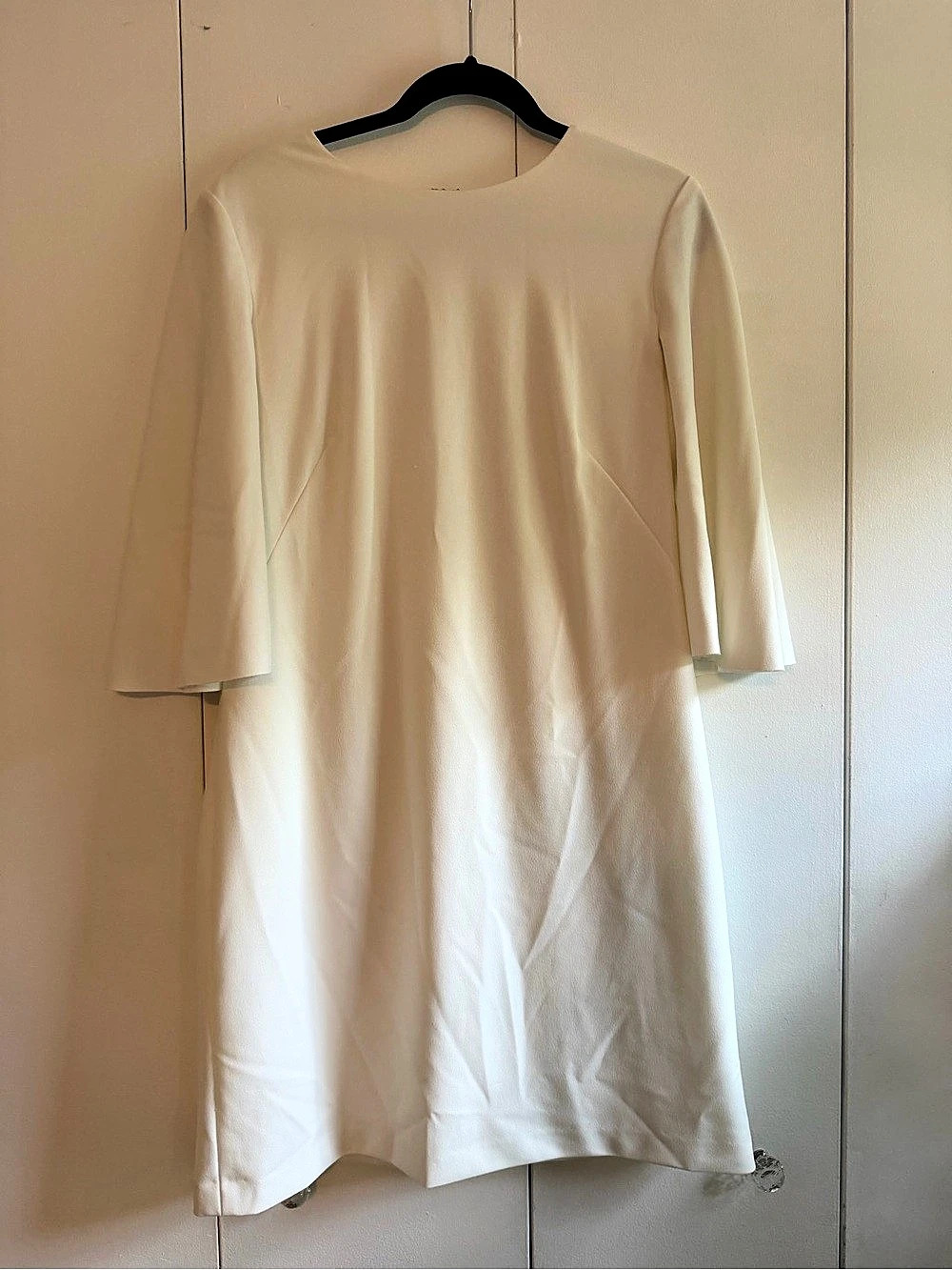Lauren Ralph Lauren Cape Georgette Cocktail Dress Cream Size 12
